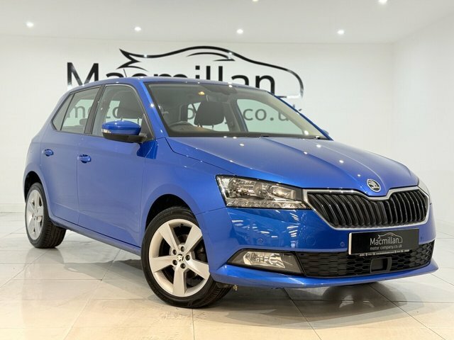 Skoda Fabia 1.0 Tsi Se L Hatchback Euro 6 S NX20WLO Blue #4