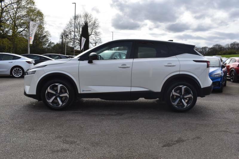 Nissan Qashqai 1.5 H E-power N-connecta Euro 6 Ss - 2 YF23SZX White #4