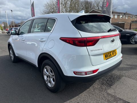 Kia Sportage Crdi 1 Isg MK66VFS White #6