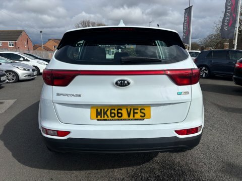 Kia Sportage Crdi 1 Isg MK66VFS White #5