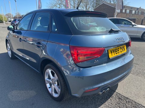 Audi A1 Sportback Tfsi Sport YY65ZKN Blue #6