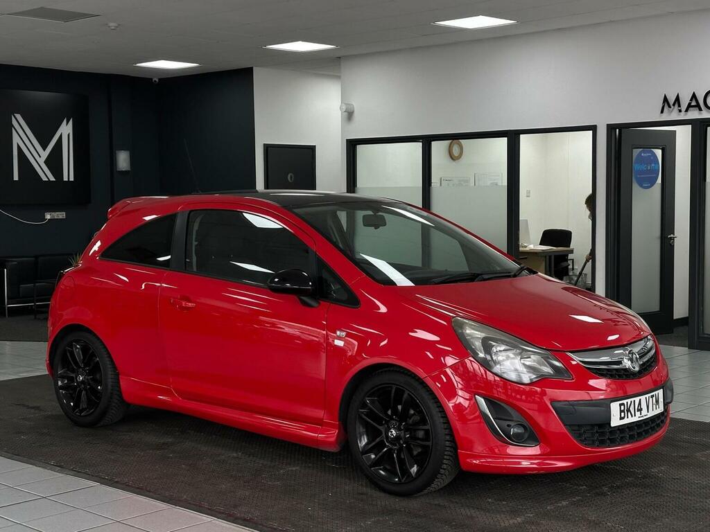 Vauxhall Corsa Hatchback 1.2 16V Limited Edition Euro 5 2014 BK14VTM Red #2