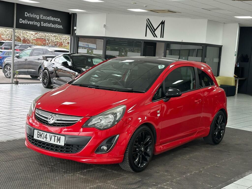 Vauxhall Corsa Hatchback 1.2 16V Limited Edition Euro 5 2014 BK14VTM Red #6