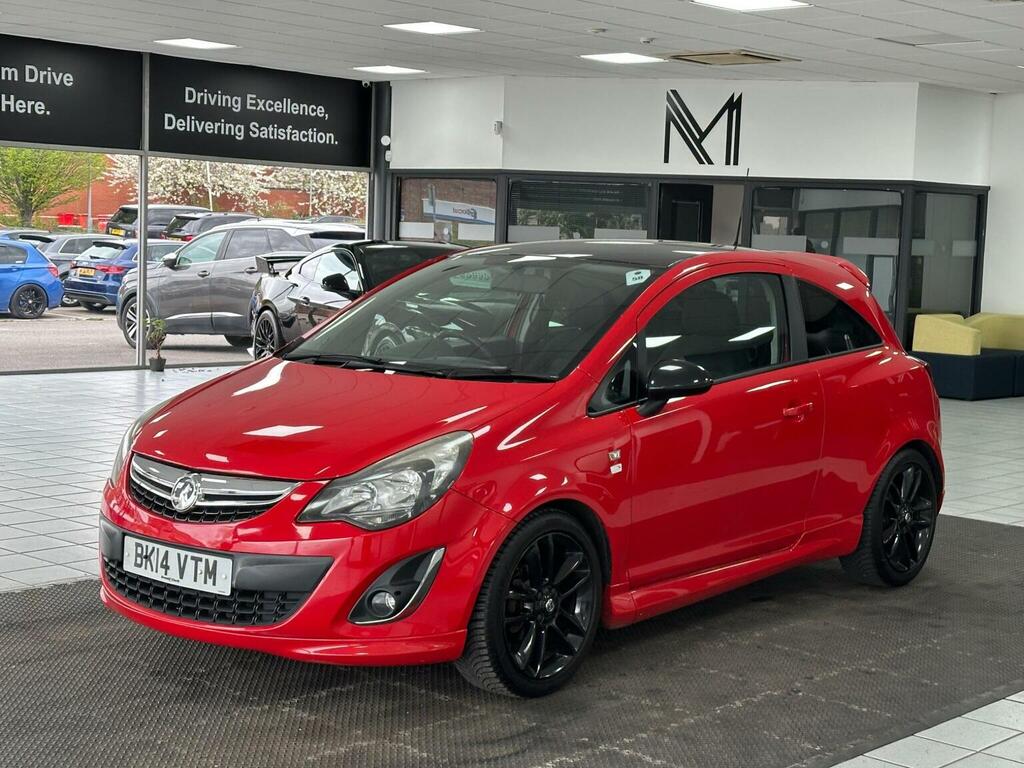 Vauxhall Corsa Hatchback 1.2 16V Limited Edition Euro 5 2014 BK14VTM Red #5