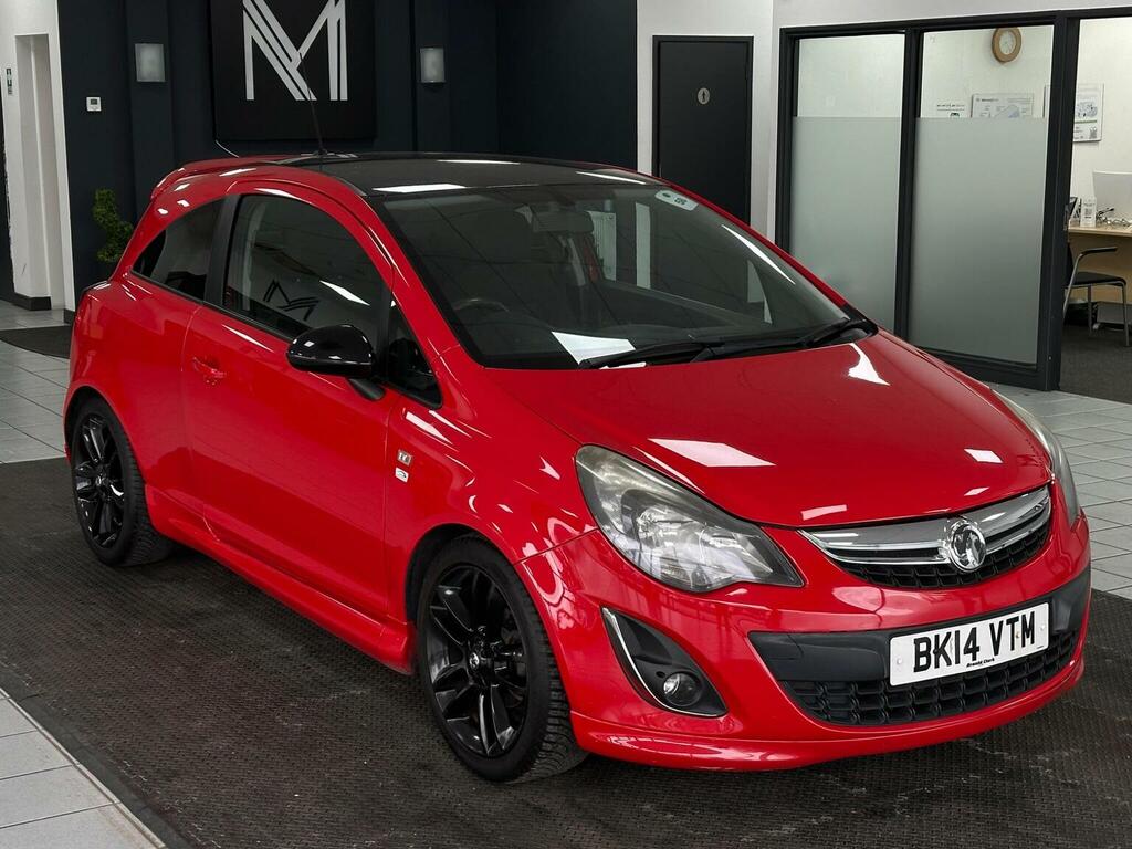 Vauxhall Corsa Hatchback 1.2 16V Limited Edition Euro 5 2014 BK14VTM Red #3