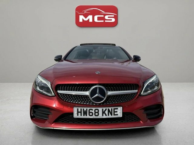 Mercedes-Benz C Class C220d Amg Line Premium HW68KNE Red #2