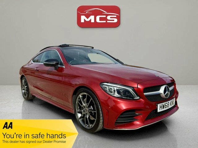 Mercedes-Benz C Class C220d Amg Line Premium Red