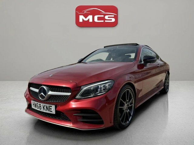 Mercedes-Benz C Class C220d Amg Line Premium HW68KNE Red #3