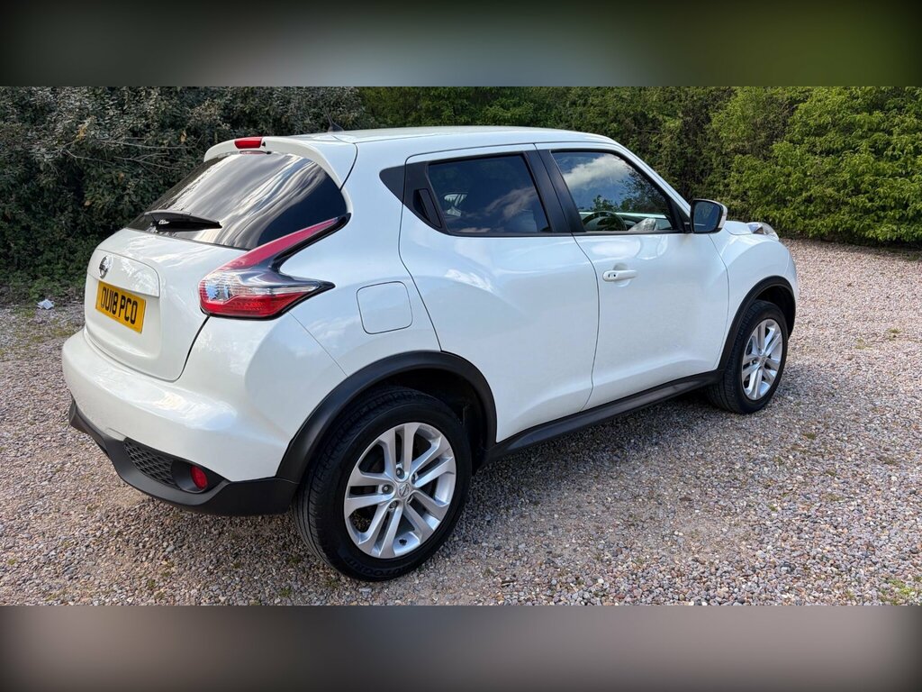Nissan Juke 1.6 N-connecta Xtron Euro 6 OU18PCO White #5