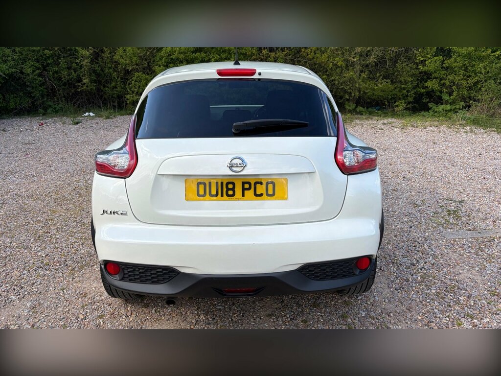 Nissan Juke 1.6 N-connecta Xtron Euro 6 OU18PCO White #6