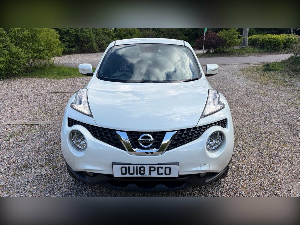 Nissan Juke 1.6 N-connecta Xtron Euro 6 OU18PCO White #3