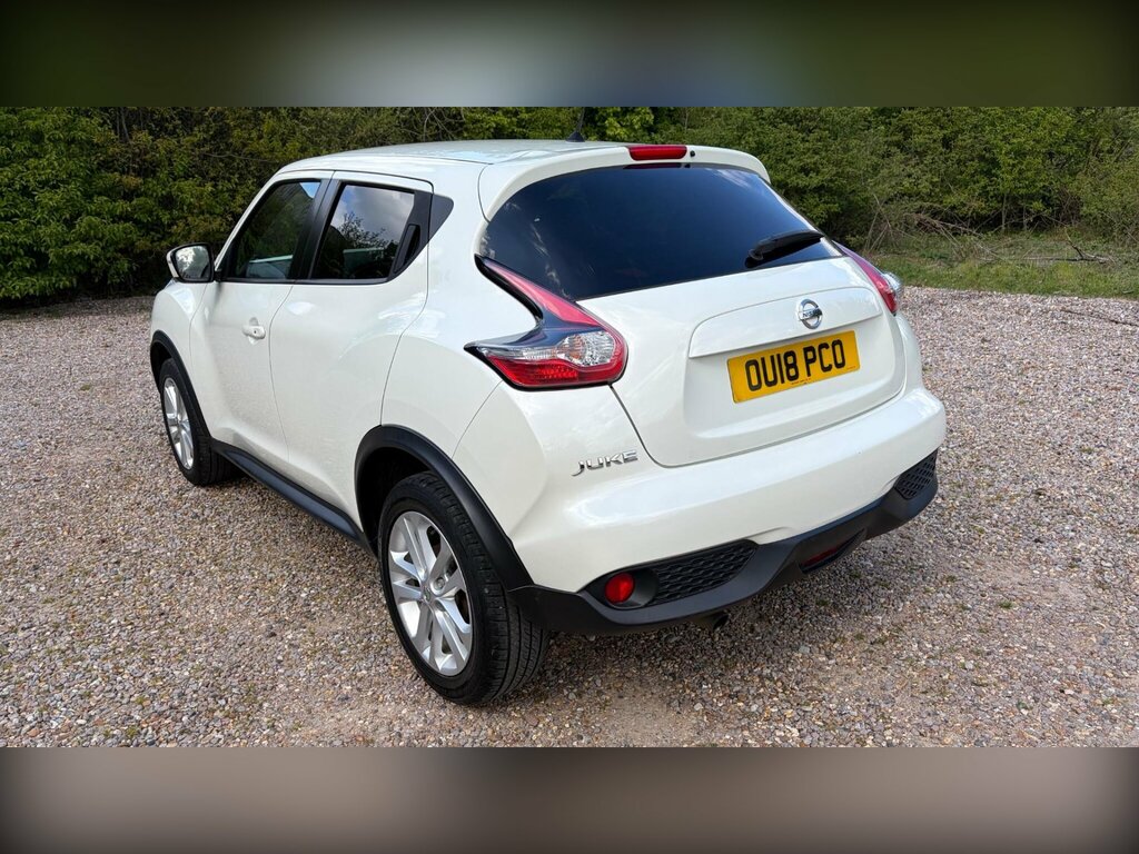 Nissan Juke 1.6 N-connecta Xtron Euro 6 OU18PCO White #4