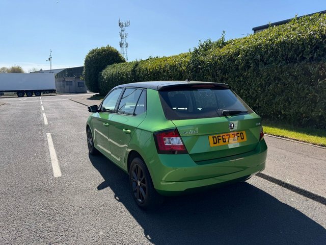 Skoda Fabia Tsi Colour Edition Hatchback DF67ZFO Green #4