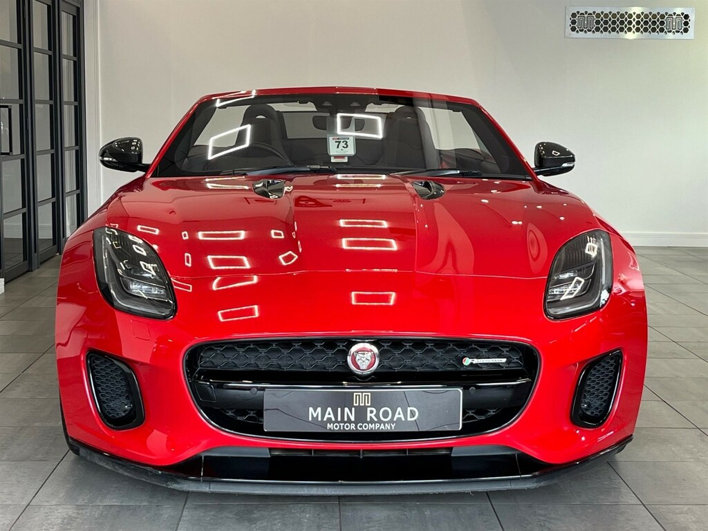 Jaguar F-Type 3.0 V6 R-dynamic Euro 6 Ss OE19DNY Red #5