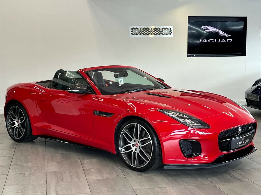 Jaguar F-Type 3.0 V6 R-dynamic Euro 6 Ss OE19DNY Red #4