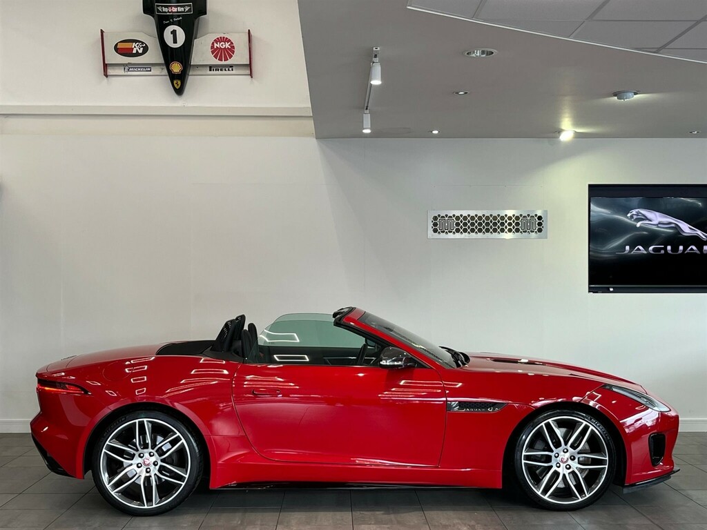 Jaguar F-Type 3.0 V6 R-dynamic Euro 6 Ss OE19DNY Red #6