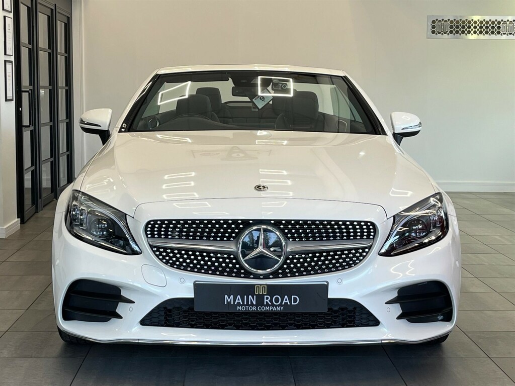 Mercedes-Benz C Class 2.0 D Amg Line Premium Cabriolet G-tronic Euro KM19FKZ White #5