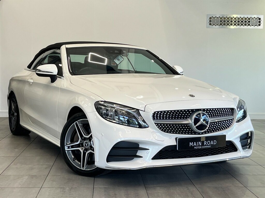 Mercedes-Benz C Class 2.0 D Amg Line Premium Cabriolet G-tronic Euro White
