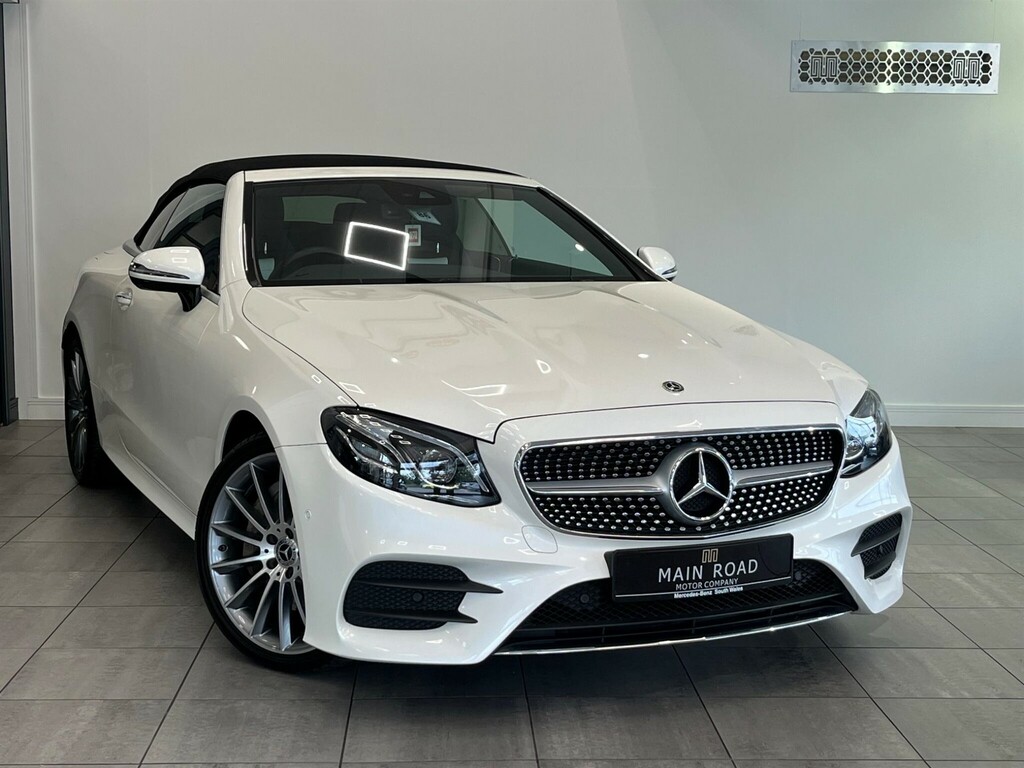 Mercedes-Benz E Class 3.0 V6 Amg Line Premium Plus Cabriolet G-tronic White