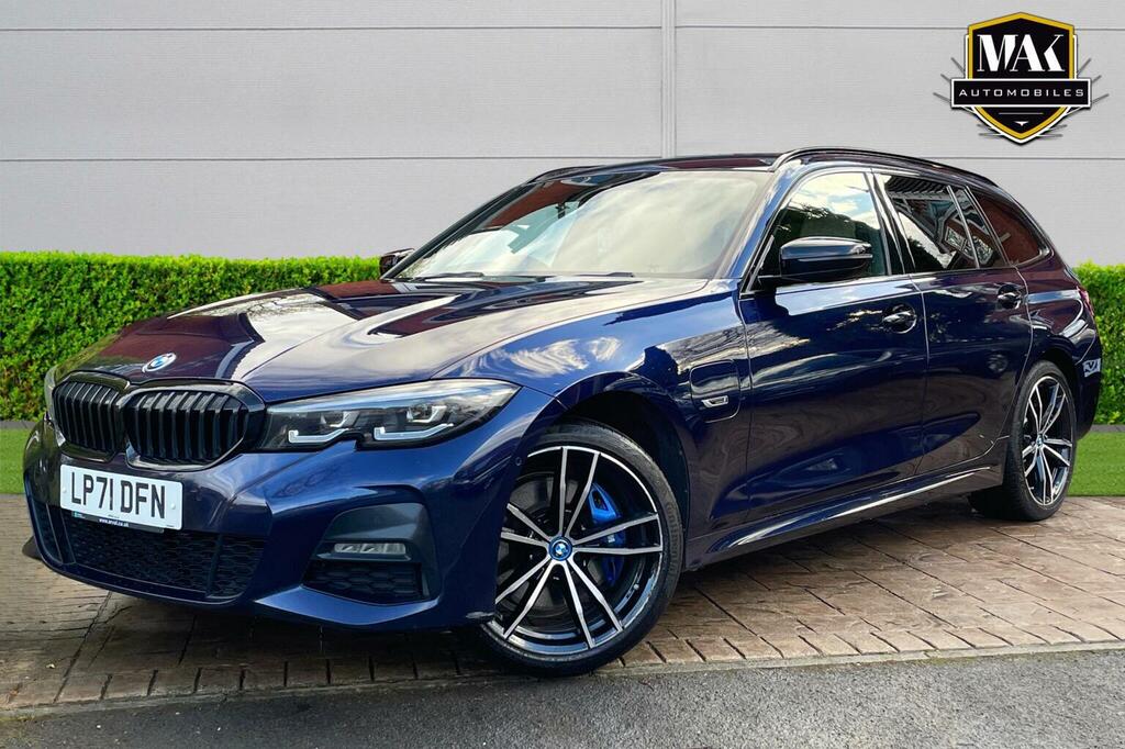BMW 3 Series Estate 2.0 330E 12Kwh M Sport Pro Edition Touring LP71DFN Blue #3