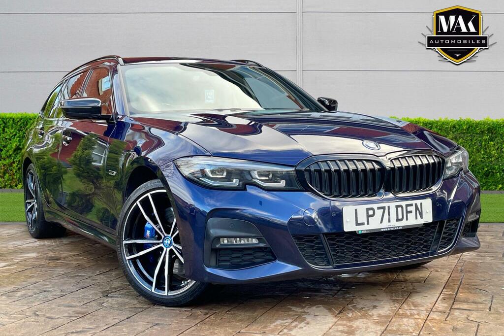 BMW 3 Series Estate 2.0 330E 12Kwh M Sport Pro Edition Touring LP71DFN Blue #2