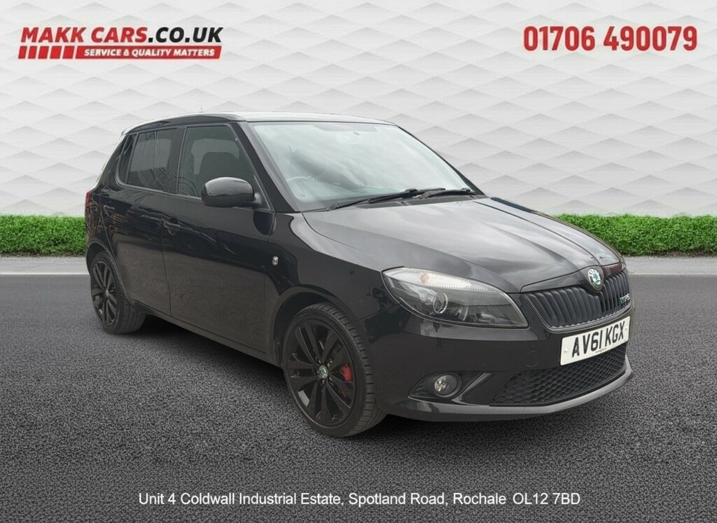 Skoda Fabia Hatchback 1.4 Tsi Vrs S2000 201161 Black
