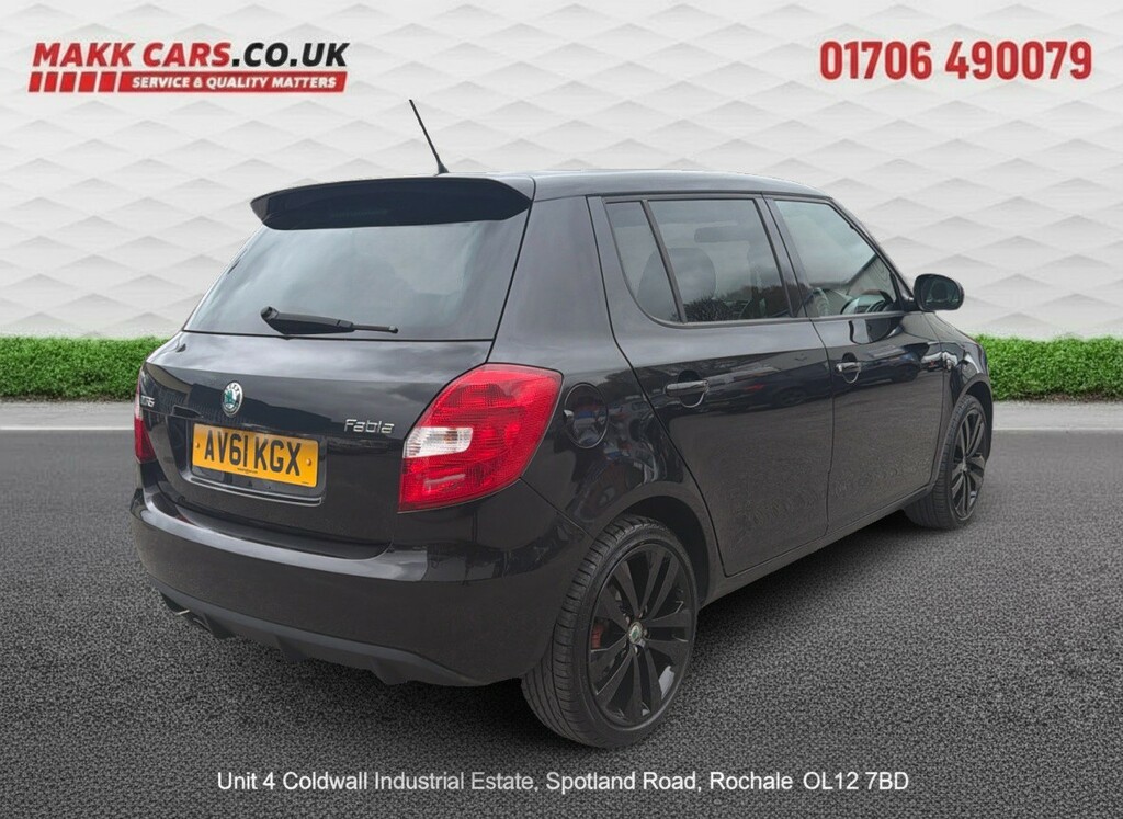 Skoda Fabia Hatchback 1.4 Tsi Vrs S2000 201161 AV61KGX Black #4