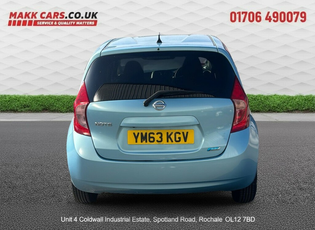 Nissan Note Hatchback 1.2 12V Acenta Premium 201463 YM63KGV Blue #6