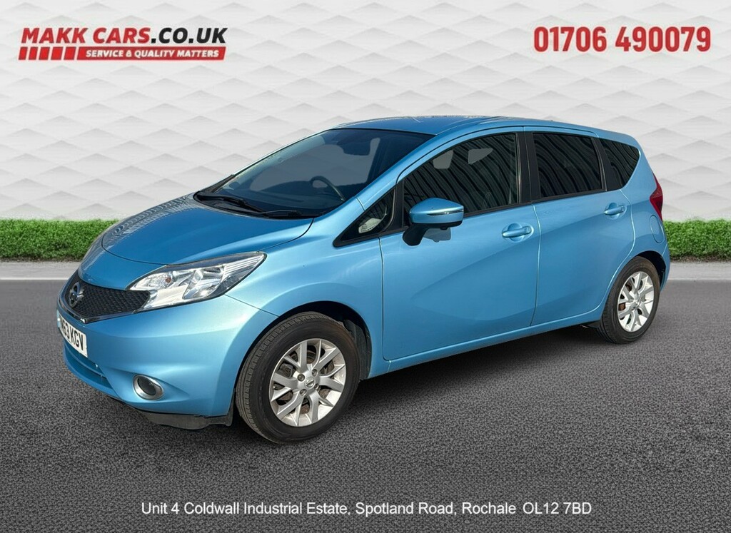 Nissan Note Hatchback 1.2 12V Acenta Premium 201463 YM63KGV Blue #2