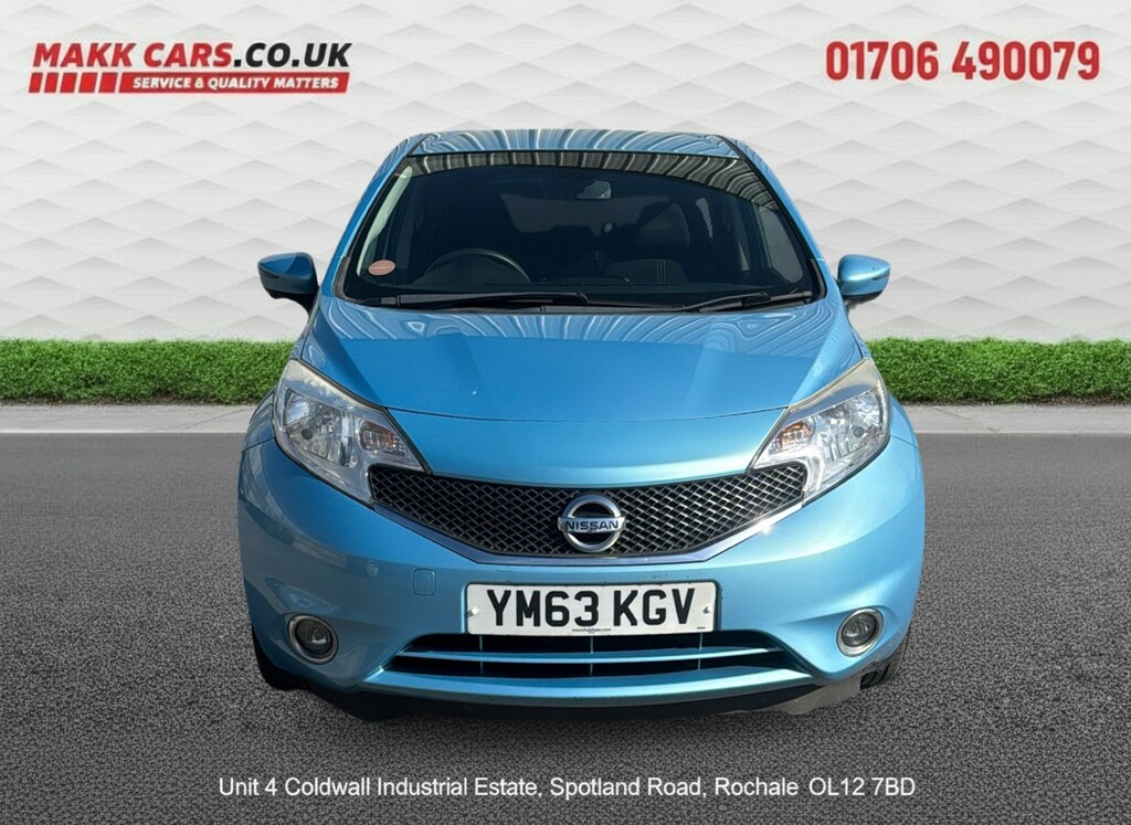 Nissan Note Hatchback 1.2 12V Acenta Premium 201463 YM63KGV Blue #5