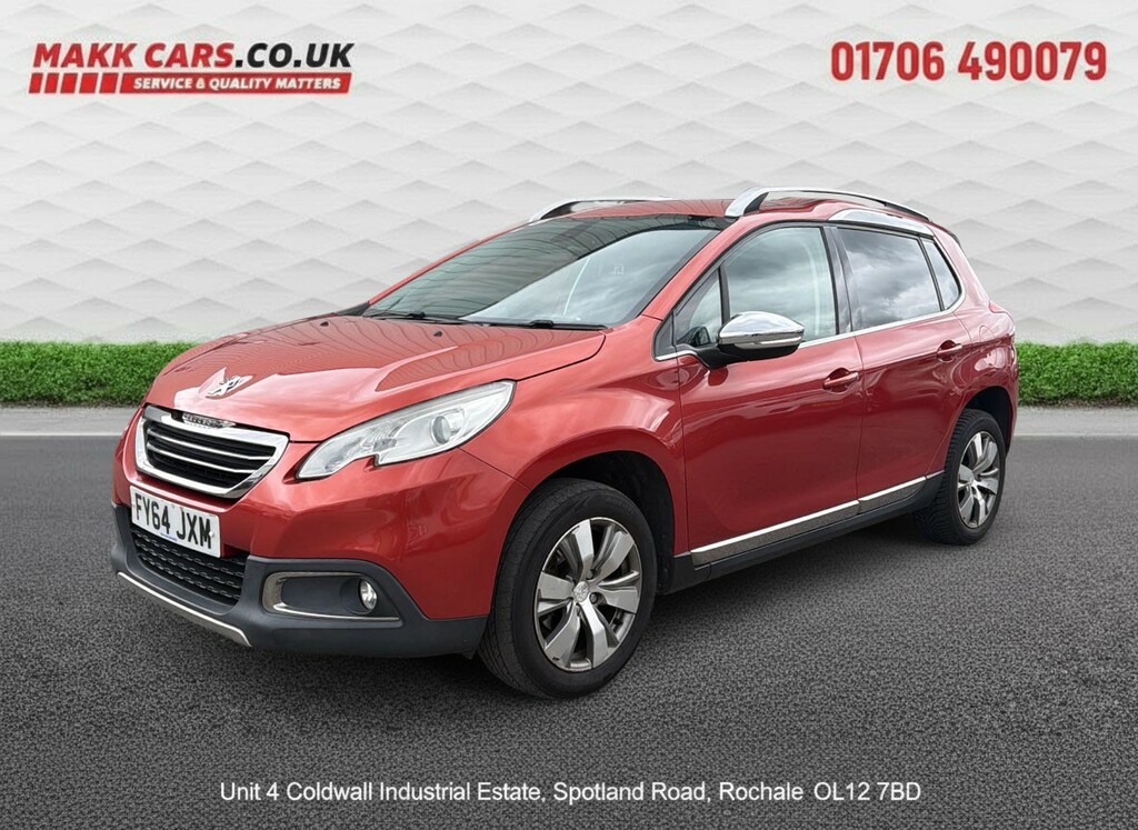 Peugeot 2008 Suv 1.2 Vti Puretech Allure 201464 FY64JXM Red #2