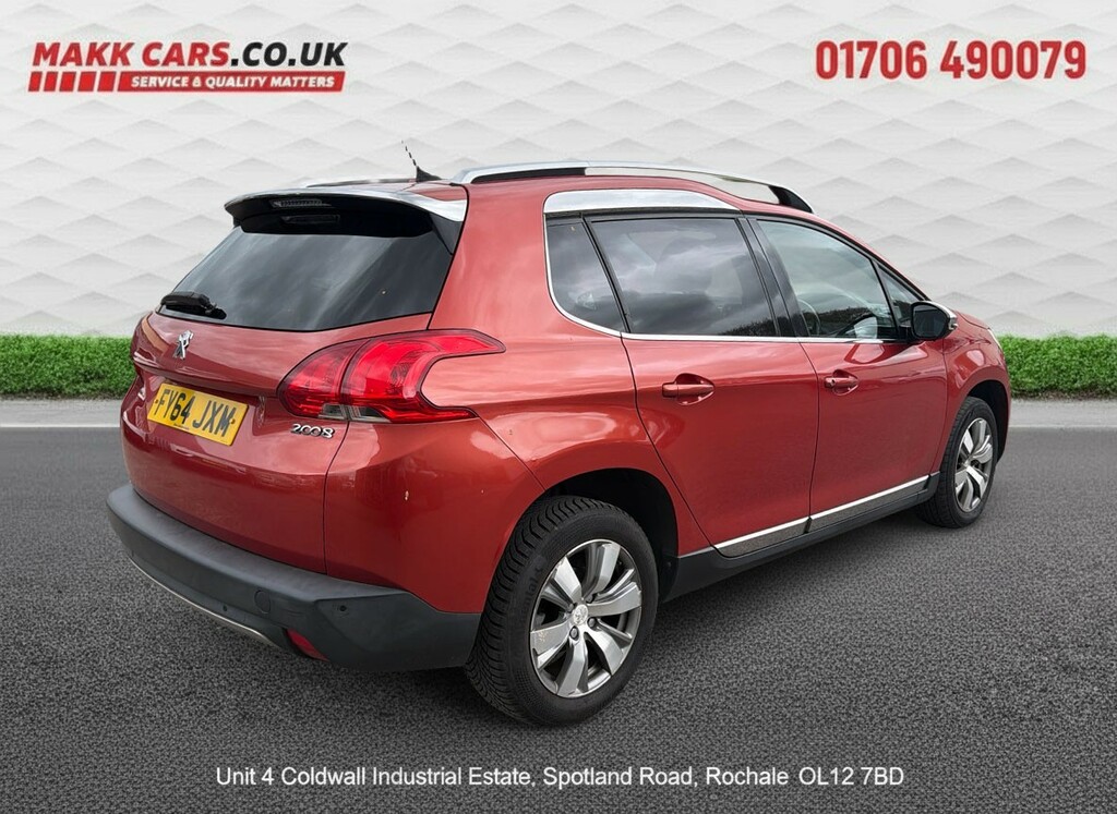 Peugeot 2008 Suv 1.2 Vti Puretech Allure 201464 FY64JXM Red #3