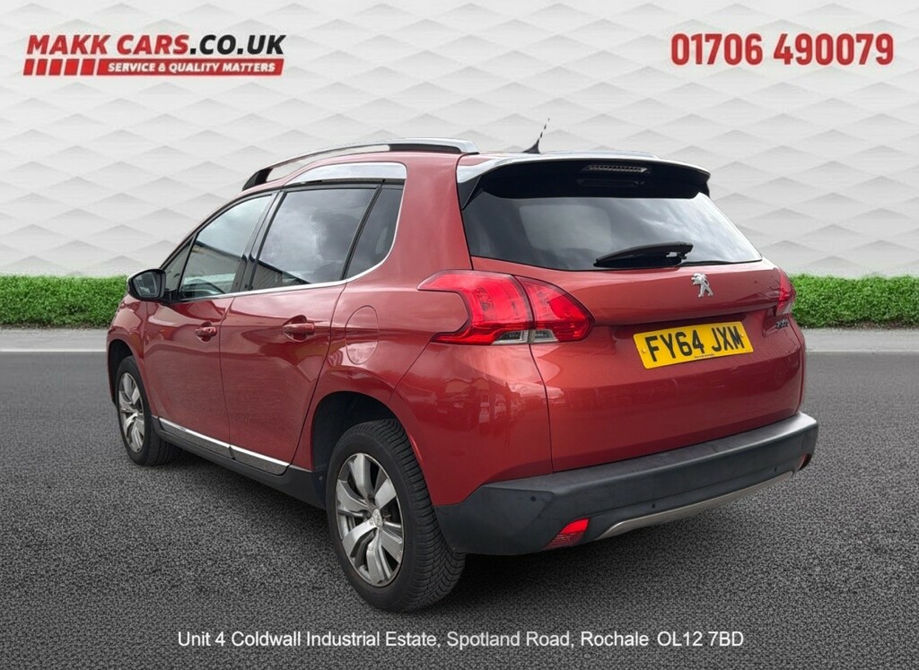 Peugeot 2008 Suv 1.2 Vti Puretech Allure 201464 FY64JXM Red #4