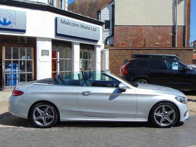 Mercedes-Benz C Class C220d Amg Line Premium Plus KW66YPA Silver #2