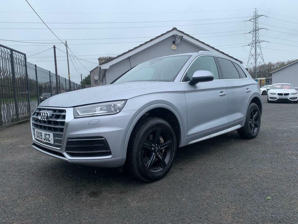 Audi Q5 2.0 Tdi 40 Sport S Tronic Quattro Euro 6 S S OX19JGZ Silver #2