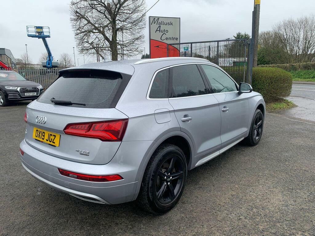 Audi Q5 2.0 Tdi 40 Sport S Tronic Quattro Euro 6 S S OX19JGZ Silver #4
