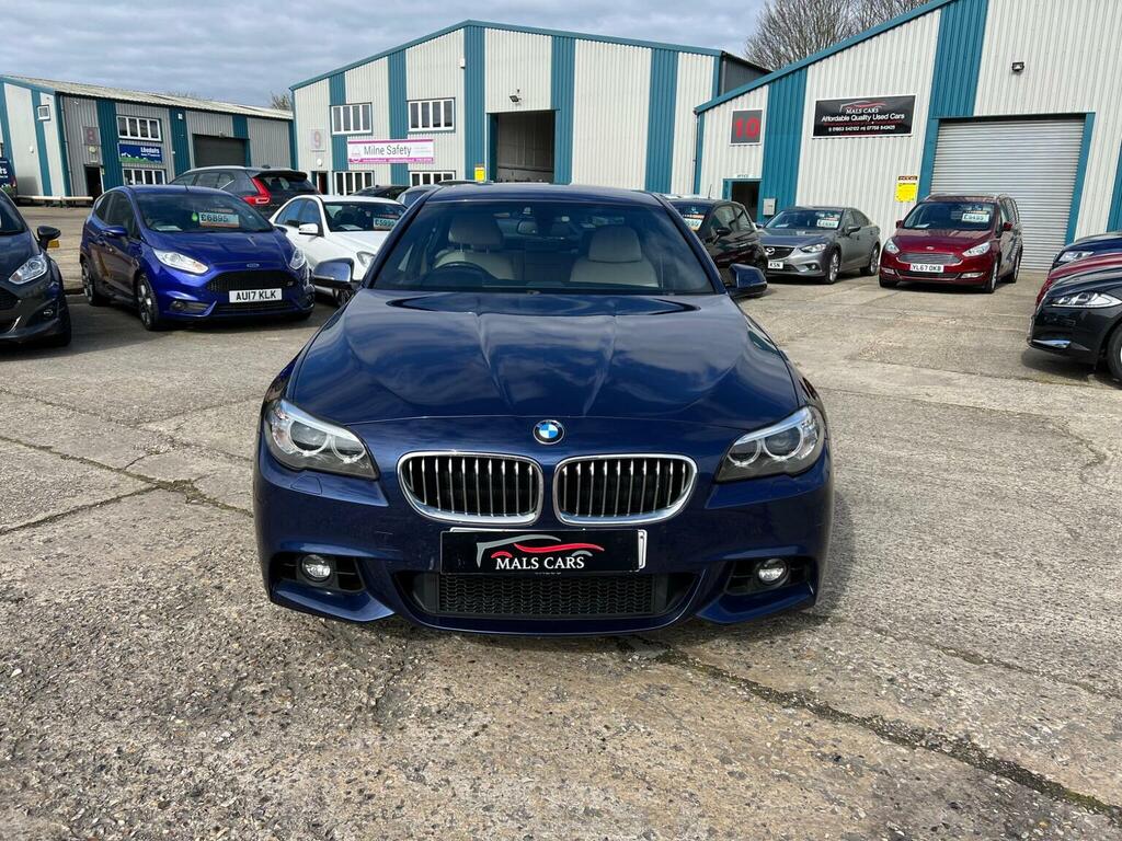 BMW 5 Series Saloon 3.0 530D M Sport Euro 6 Ss 201 VX66OFJ Blue #3