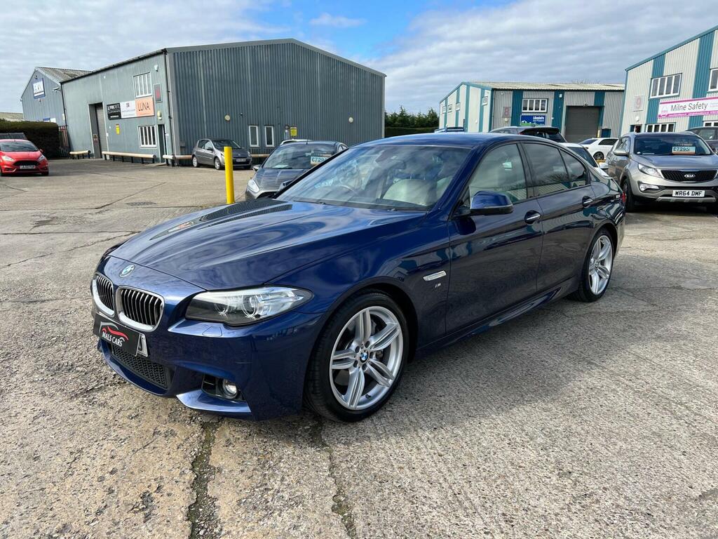 BMW 5 Series Saloon 3.0 530D M Sport Euro 6 Ss 201 VX66OFJ Blue #2