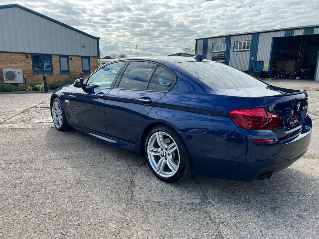 BMW 5 Series Saloon 3.0 530D M Sport Euro 6 Ss 201 VX66OFJ Blue #4
