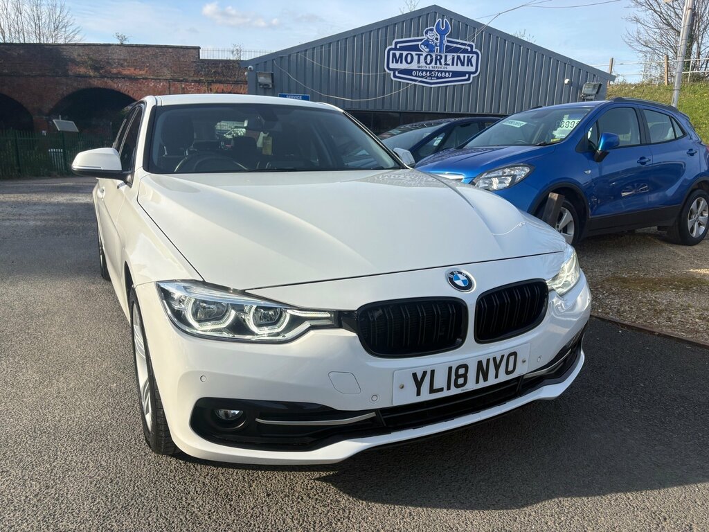 BMW 3 Series 2.0 318D Sport Saloon Euro 6 S White