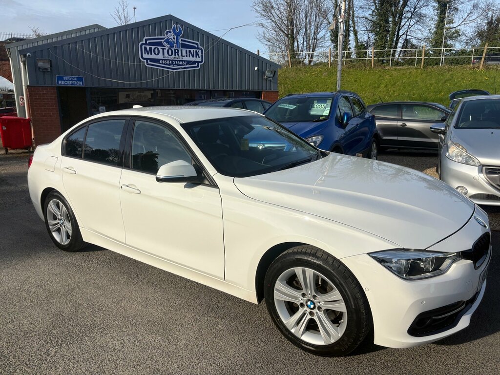 BMW 3 Series 2.0 318D Sport Saloon Euro 6 S YL18NYO White #2