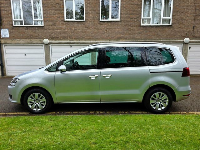 Volkswagen Sharan Tdi Bluemotion Tech Se Silver #4