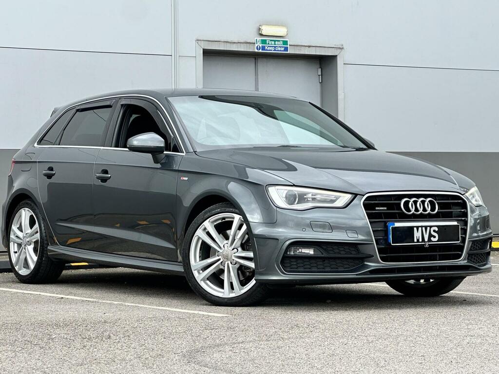 Audi A3 Hatchback 2.0 Tdi S Line Sportback S Tronic Quattr AF14KPO Grey #6