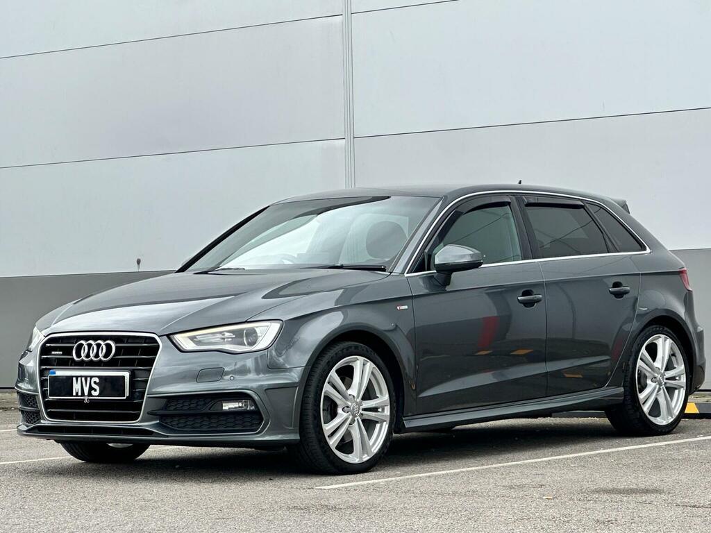 Audi A3 Hatchback 2.0 Tdi S Line Sportback S Tronic Quattr AF14KPO Grey #3