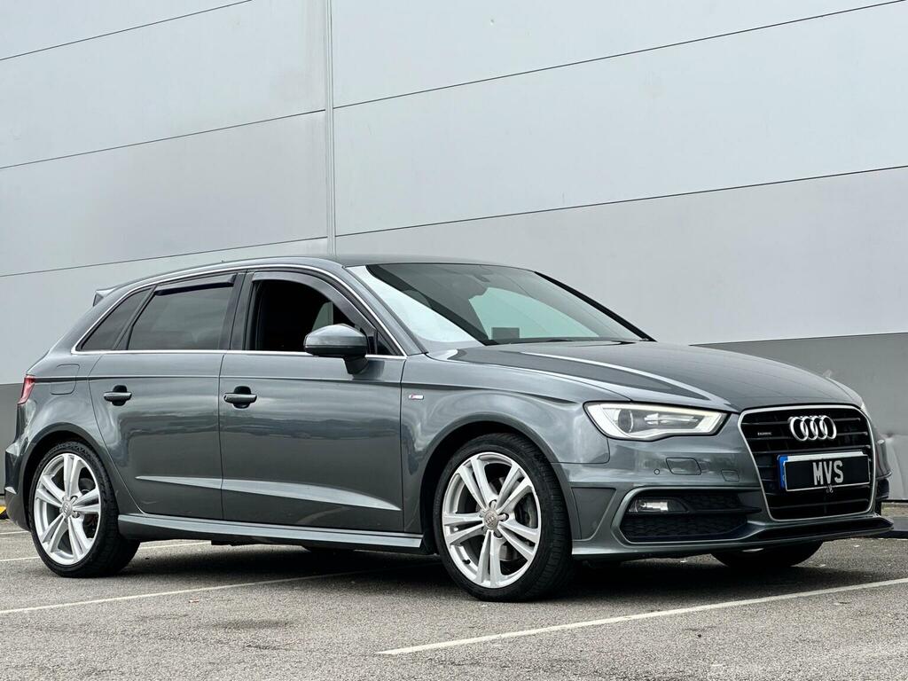 Audi A3 Hatchback 2.0 Tdi S Line Sportback S Tronic Quattr AF14KPO Grey #5