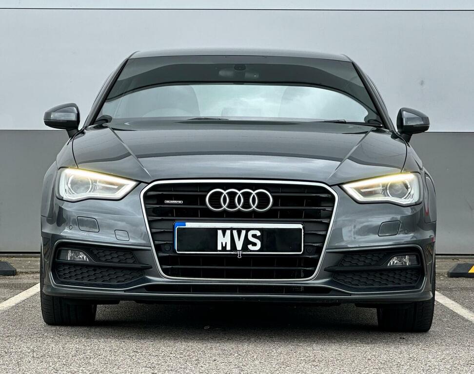 Audi A3 Hatchback 2.0 Tdi S Line Sportback S Tronic Quattr AF14KPO Grey #2