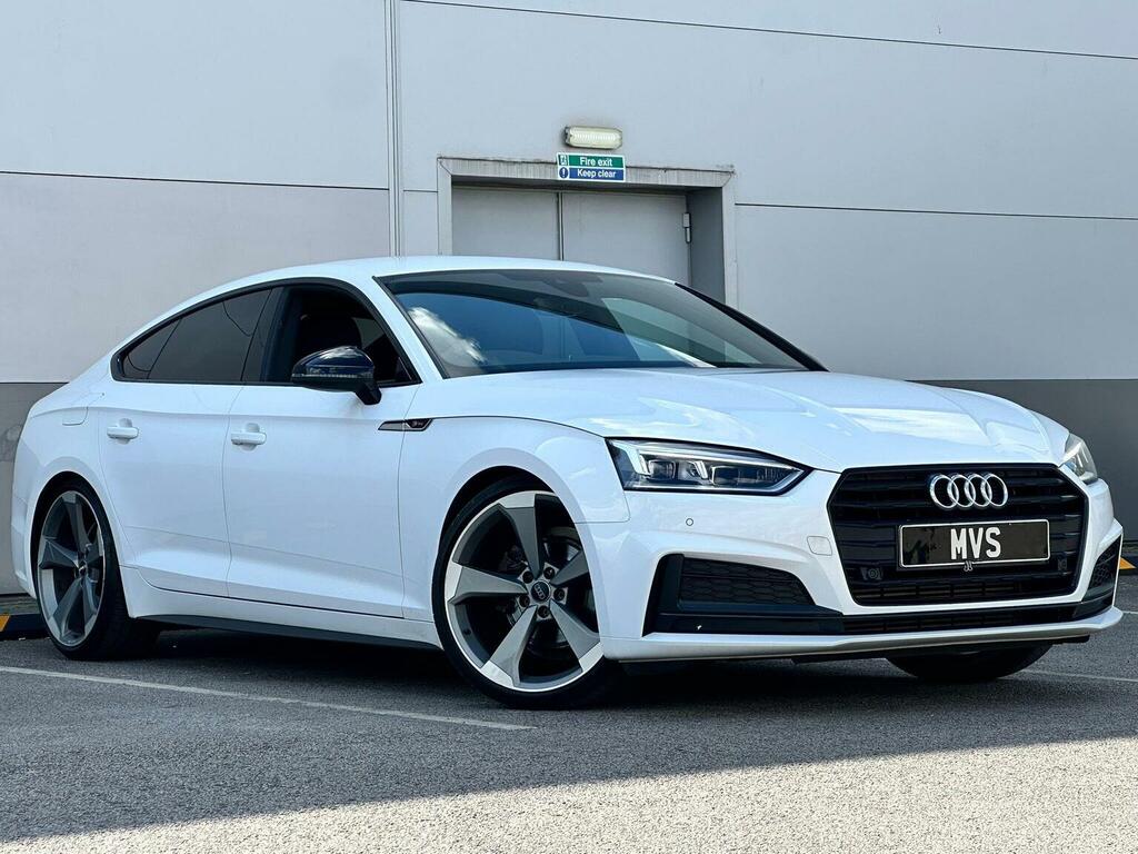 Audi A5 Hatchback 2.0 Tfsi 35 Black Edition Sportback S Tr WV19NCO White #5