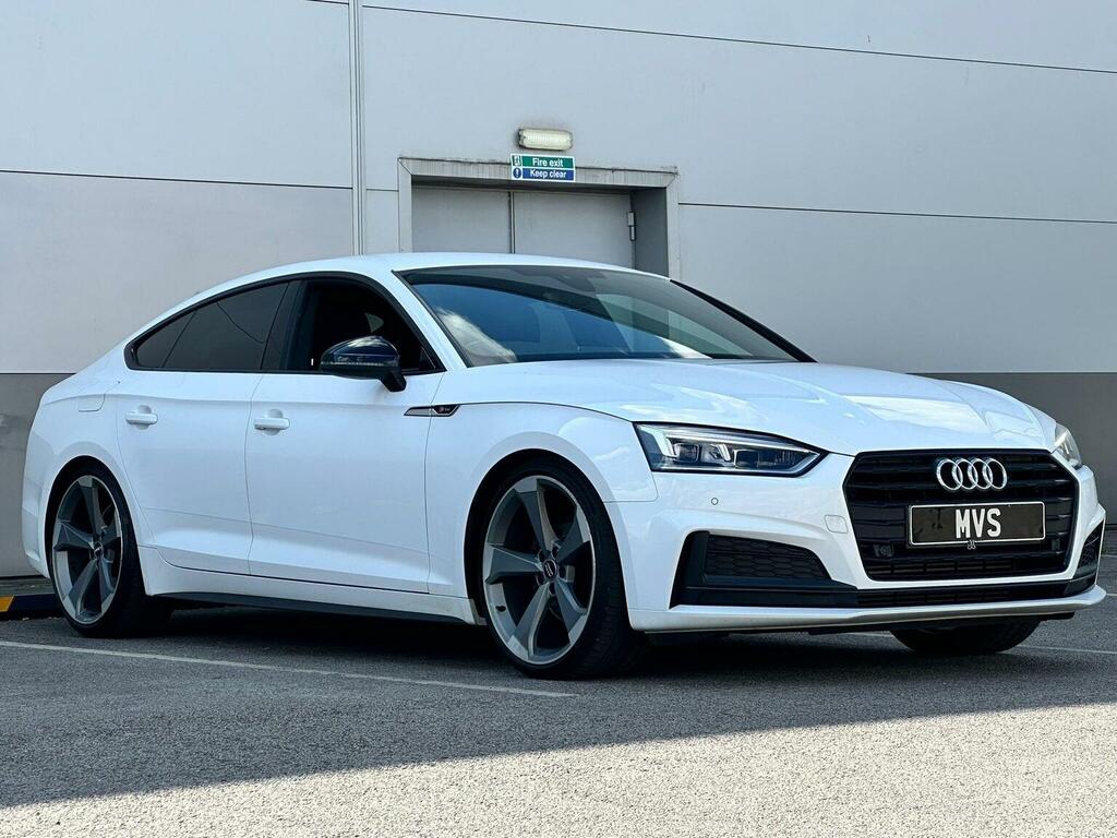 Audi A5 Hatchback 2.0 Tfsi 35 Black Edition Sportback S Tr White