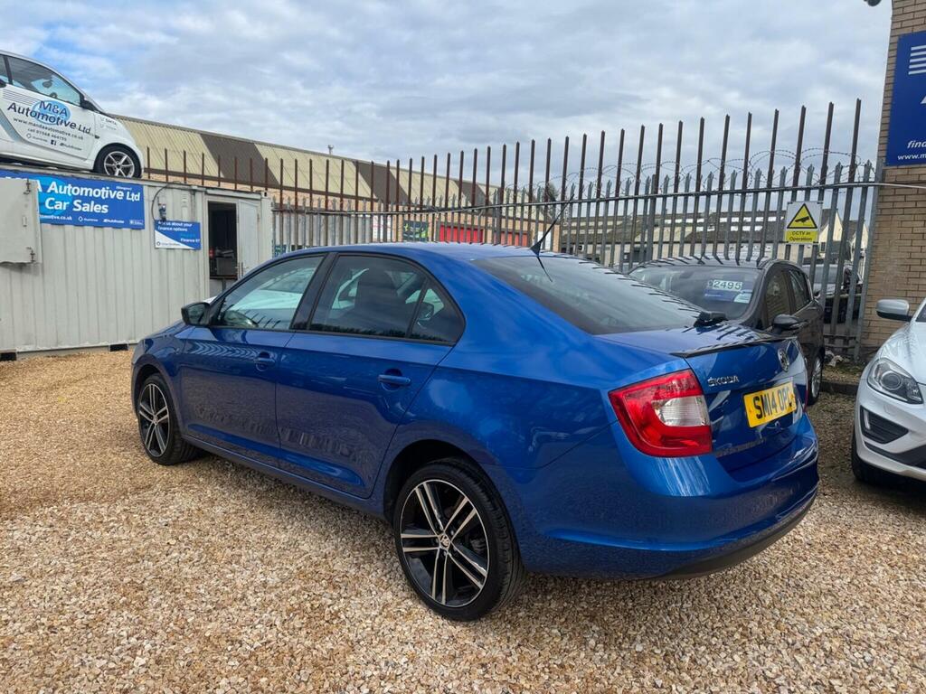 Skoda Rapid Hatchback 1.2 Tsi Sport Euro 5 201414 Blue #4