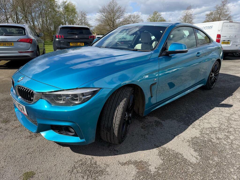 BMW 4 Series 3.0 430D M Sport Euro 6 S S YK67KGV Blue #3